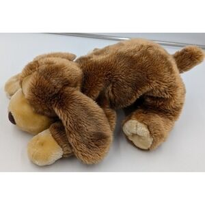 Vintage Animal Alley Darby Puppy Dog Brown Tan Floppy Plush Toys R Us Big 2000